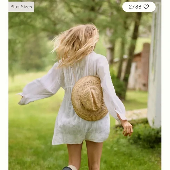 Anthropologie Pilcro Collared Pintuck Peasant Top - Picture 2 of 7